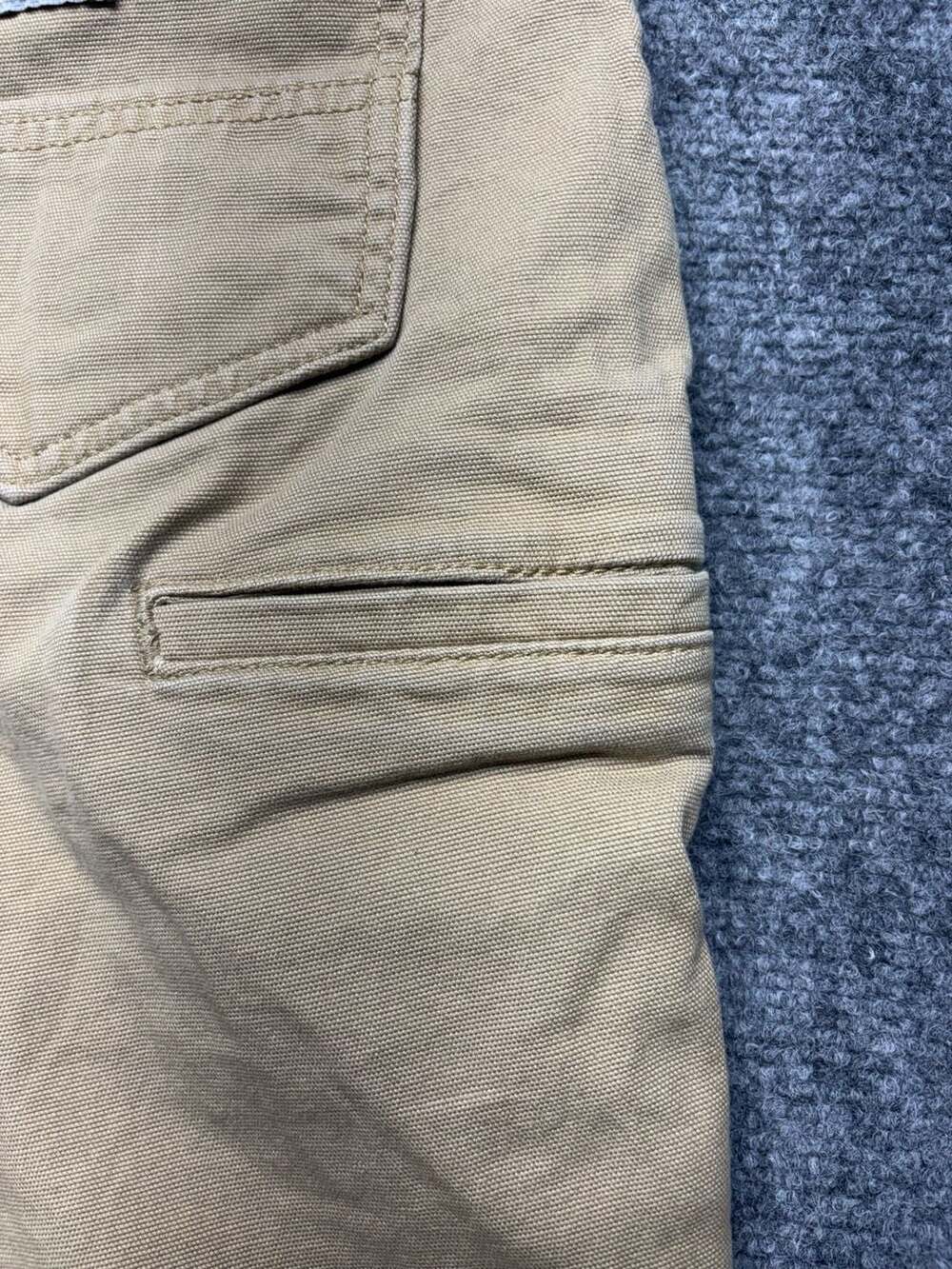 Carhartt Pants Men's 48x30 tan Relaxed Fit Canvas Rugged Utility Work Wear EUC - Picture 12 of 12